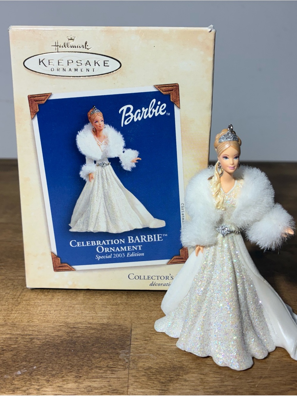 Hallmark Keepsake Celebration Barbie Ornament 2003 Collector's Series QX2459